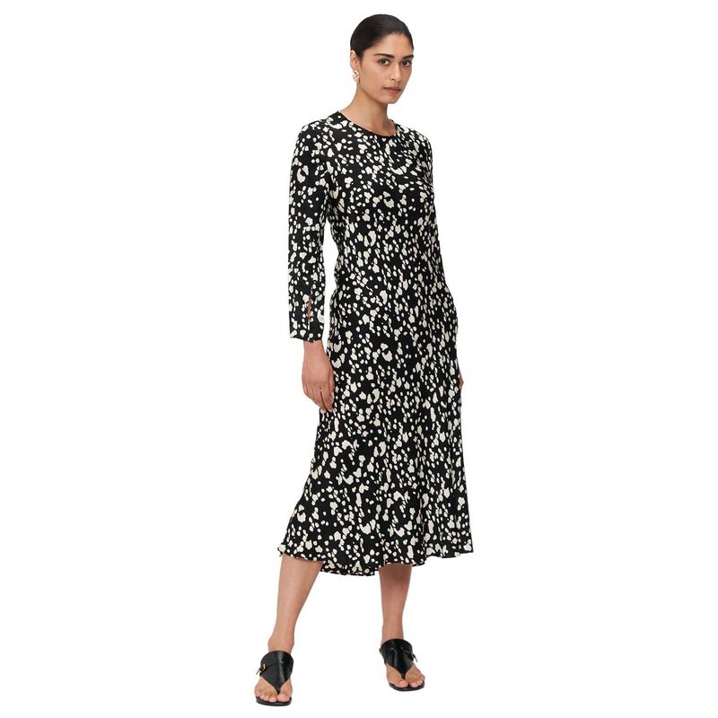 Veronika Maine European Spot Bias Midi Dress image number 0